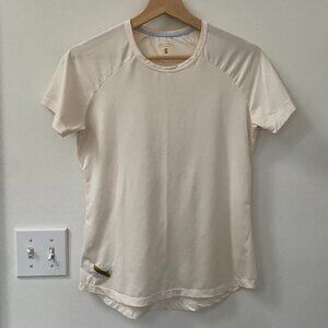 Tracksmith Twilight Tee in Ivory - Womens S